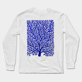 fan coral navy Long Sleeve T-Shirt